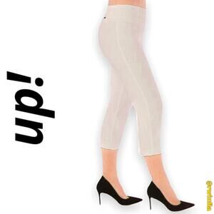 UP! Flatten & Flatter Slim Capri Pants Tan Contour Shape Size 6 NWT
